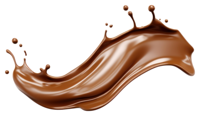 PNG Chocolate dessert white background splashing. AI generated Image by rawpixel.