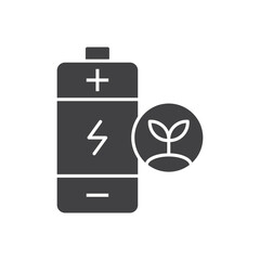 Green Energy Battery Icon