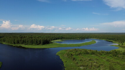 landscape with river