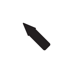Arrow icon vector flat design illustration