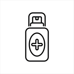 Obraz premium Spray vector icon