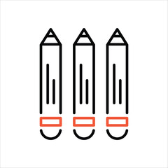 Eyeliners vector icon