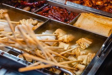 韓国　屋台　おでん