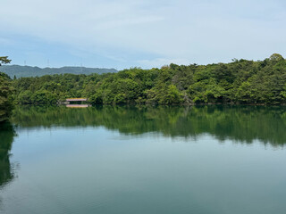 三重県　いなべ公園の風景