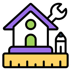 Premium download icon of home maintenance 

