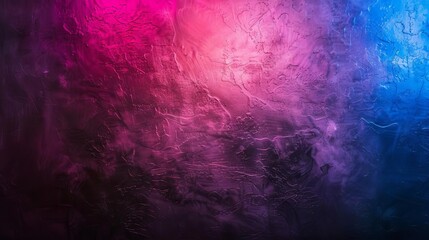 dark purple pink and blue gradient with blurred neon colors and grainy texture abstract background
