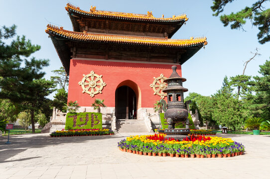 Exterior of The Putuo Zongcheng Temple in Chengde, Hebei, China
