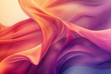 Obraz premium Minimalistic Presentation Background with Elegant Curves and Subtle Gradients for Templates