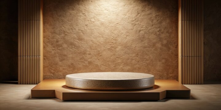 Minimalist zen-inspired spa room