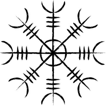 Heaume de awe symbole viking