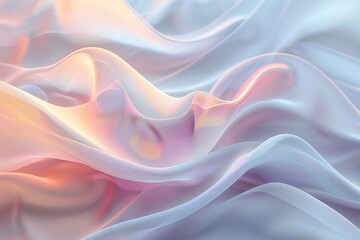 Obraz premium Minimalist Elegance: Soft Curves Presentation Background