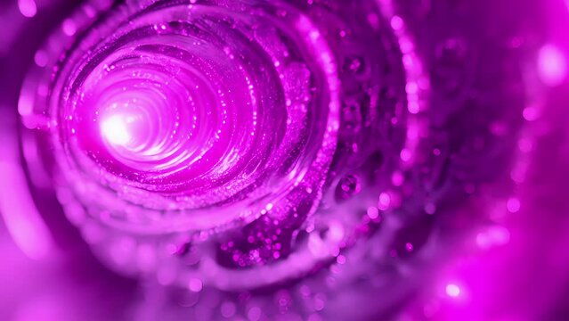 A maze of tunnels and channels carved out by the relentless force of gravity leading deeper into the core of a neutron star.