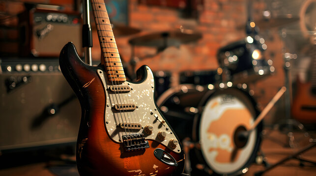 vintage electric guitar