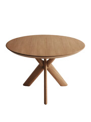 Isolated PNG Wood Table, GENERATIVE AI