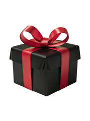 Obraz premium Isolated PNG Gift Box, GENERATIVE AI