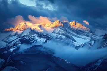 Mountain Dreams: Where Snow Meets Sun in Perfect Harmony