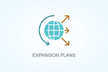 Expansion Plans Vector  Or Logo Sign Symbol Illustration