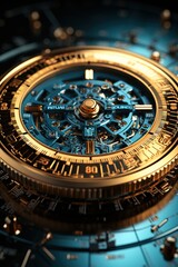 Obraz premium clock in the night