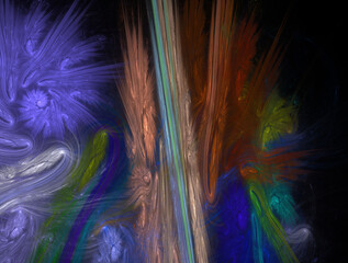 Imaginatory fractal abstract background Image