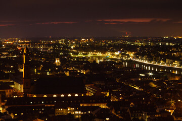 Heidelberg City (Germany) at night