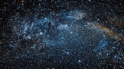 Fototapeta premium Glimmering night sky with a multitude of stars