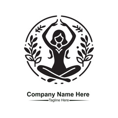 yoga logo vector 