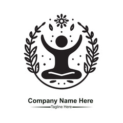yoga logo vector 