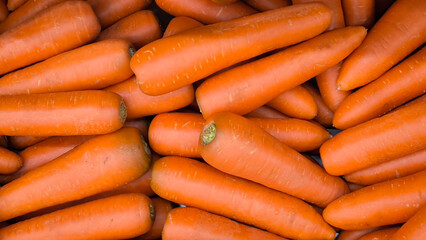 Carrots in the store. For background