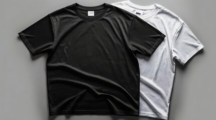 Blank black premium t shirt mockup. Studio presets. Black sweat shirt. crew neck mock up isolated on white background. Cloth collection.