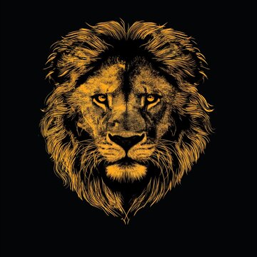 Wild Majesty: Lion in Heart Design, clothing brand,  apparel, logo, emblem, 