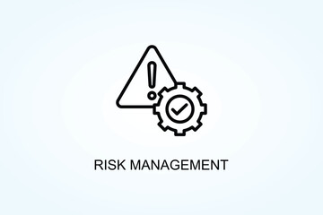 Risk Management Vector  Or Logo Sign Symbol Illustration