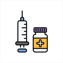 Vaccination vector icon