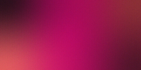 Abstract beige red and pink gradient dark background grainy noise texture. Turquoise Blurred shine grain with blank space and unfocused gradient. Textured with rough grain, noise, and bright spots.