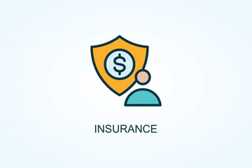 Insurance Vector  Or Logo Sign Symbol Illustration