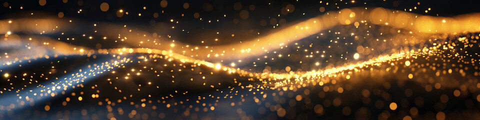 Christmas golden luxury glitter background