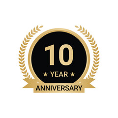 10 Year Anniversary Vector, 10 Year Anniversary Logo