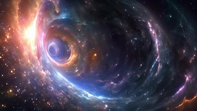 A gateway to a realm beyond comprehension linked to our reality through the threads of quantum entanglement.