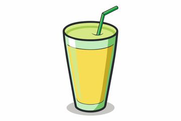 vector illustration lassi-on-white-background