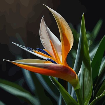 Strelitzia Reginae belleza de Flor