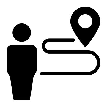 relocation glyph icon