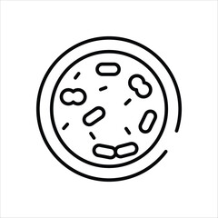Bacteria vector icon