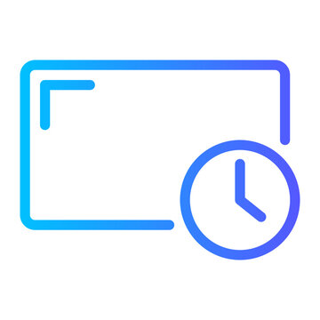 timecard gradient icon