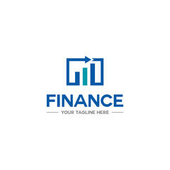 finance logo icon, business & finance logo, finance design, trading and distribution logo, accounting & financial logo, Financial Advisors Design Template.
