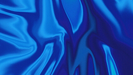 Obraz premium Grainy noise texture, abstract blue gradient background. y2k futuristic design. Colorful liquid metal, retro backdrop