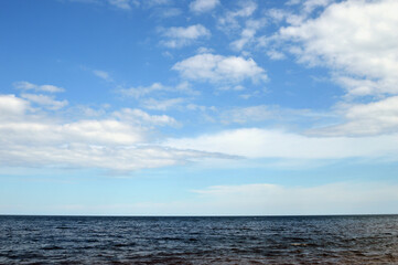 Fototapeta premium Lake Ladoga by day.