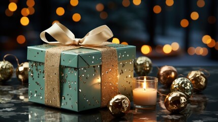 green gift box