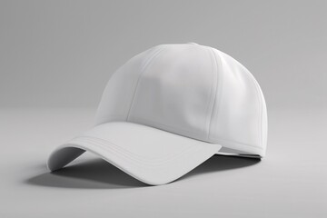 a white baseball cap