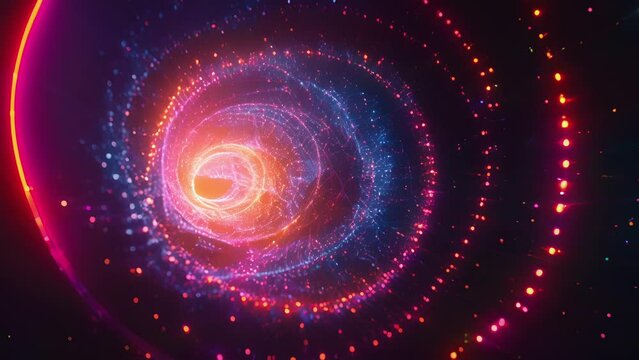 A 3D rendering of a graviton showing its intricate internal structure which is believed to be responsible for carrying the force of gravity.