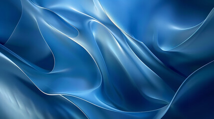 Obraz premium Abstract blue shinny shape background, blue gradient textures