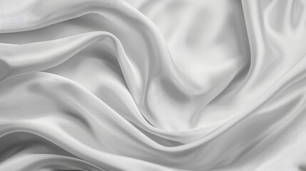 Fototapeta premium Elegant gray wave wallpaper featuring smooth, flowing lines and a minimalist design, perfect for a contemporary look